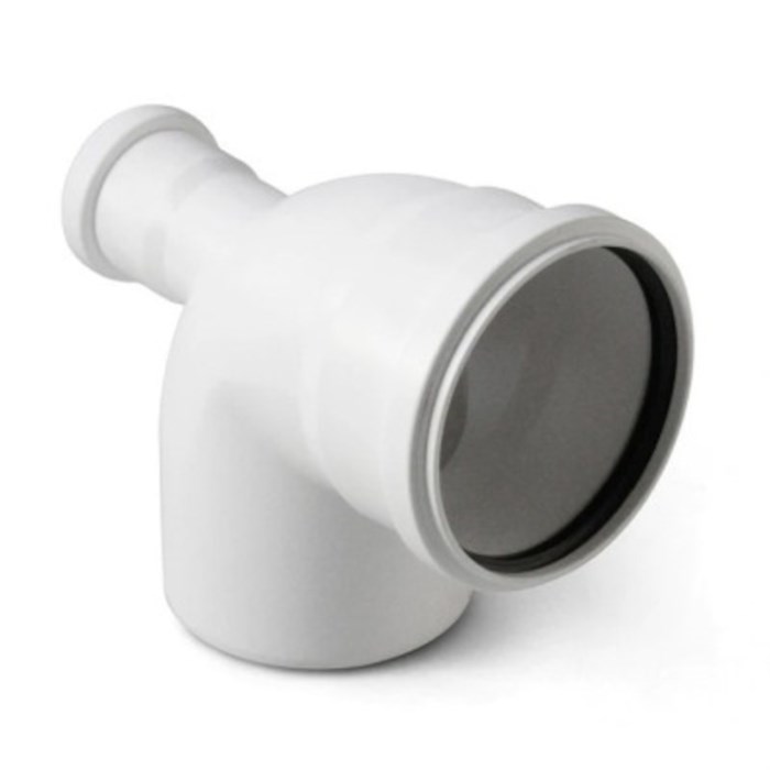 Отвод с выходом левый правый Pro Aqua Stilte Белый 110x50/45 880189