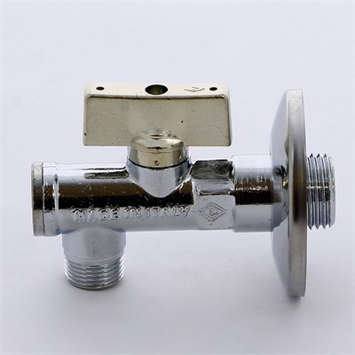 Кран НН 1/2" X 3/8" для бачков / смесителей, с фильтром и розеткой, MINNESOTA 883196