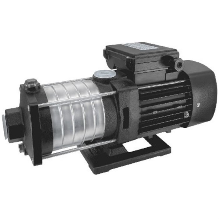 Поверхностный многоступенчатый насос (гориз,220В,1,1кВт,56м,чугун+нерж.70°) 859654