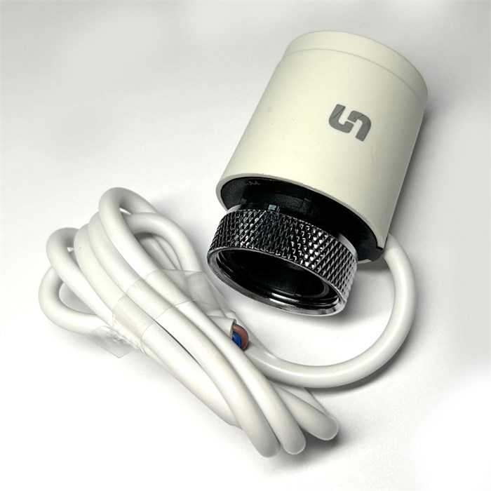 Привод термоэлектрический 230 В нормально открытый, белый, кабель 1 м 869914