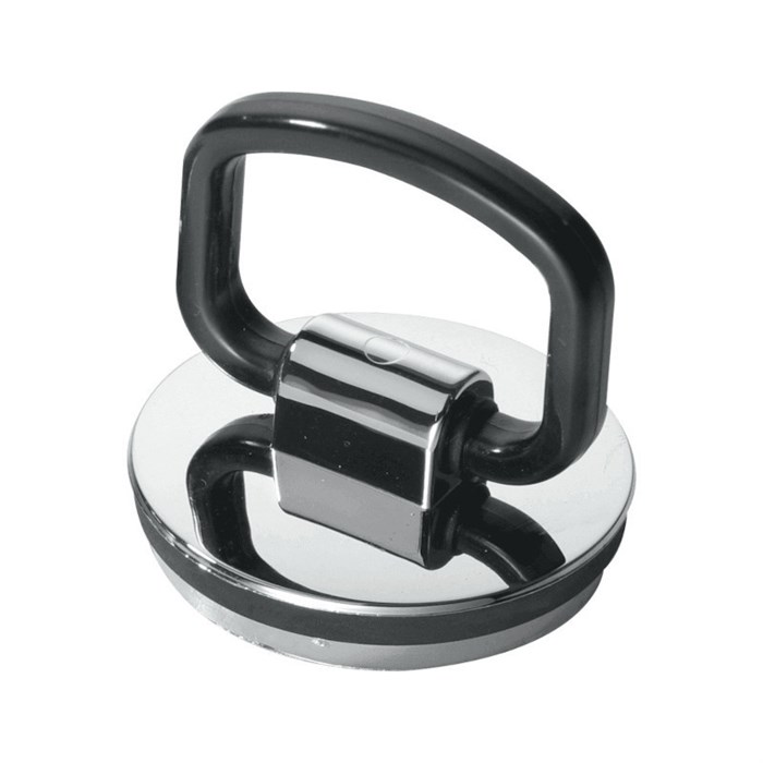 Пробка пластиковая с круглым держателем под сливную решётку D70/85/113мм; цвет-хром 859772