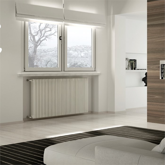 Радиатор TESI 3, H 300мм, 32 секций, подкл. 30 (3/4" боковое), цвет 6C 876410