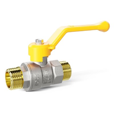 Кран шаровой Pride НН 1/2 47.15.Н-Н.Р GAS латунь рычаг 875205