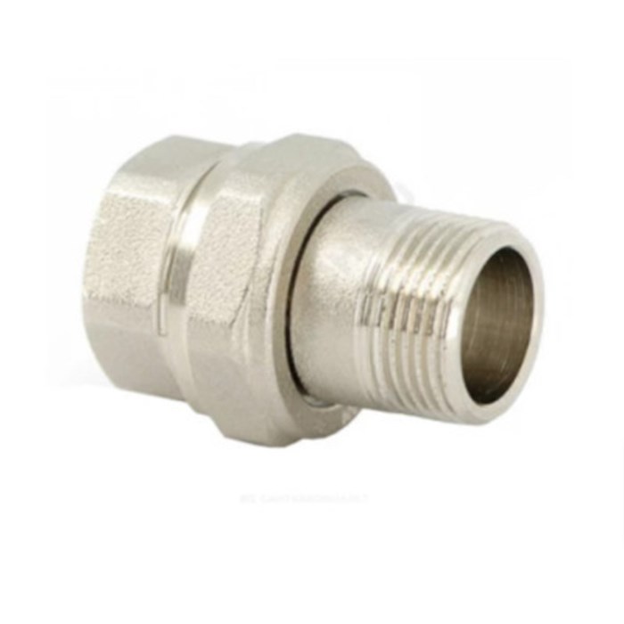 Разъемное соединение НВ 1 1/2" с прокладкой O-RING никелированное 878755