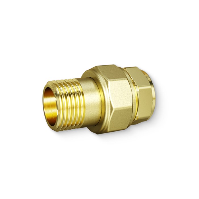 Разъемное соединение НВ 1/2" с прокладкой O-RING латунь 863067