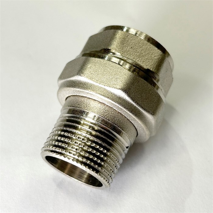 Разъемное соединение НВ 3/4" с прокладкой O-RING никелированное 870062