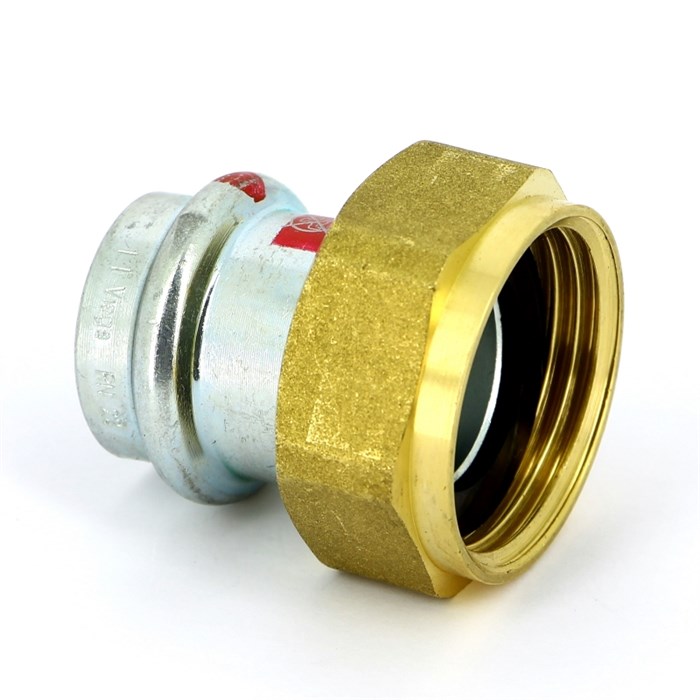 Разъемное соединение пресс-В 22х1' с плоской прокладкой оцинк.сталь Prestabo SC-Contur 874438