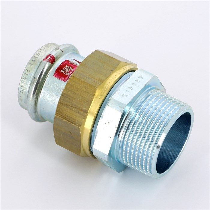 Разъемное соединение пресс-Н 35х1 1/4' с плоской прокладкой оцинк.сталь Prestabo SC-Contur 879357