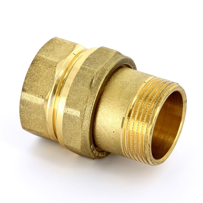 Разъемное соединение прямое НВ 1 1/4" с прокладкой O-RING, латунь 884438