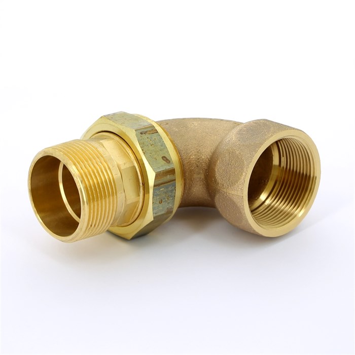 Разъемное соединение угловое НВ 1 1/2" с плоской прокладкой 879354