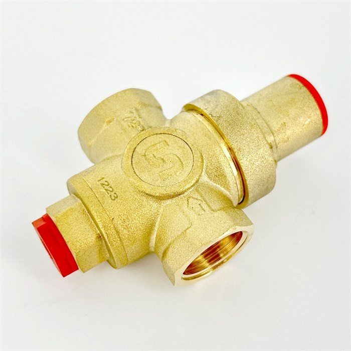 Редуктор давления 1/2" В 1-4 бар PN16 MINI с отверстием под радиальный манометр 1/4" 859793