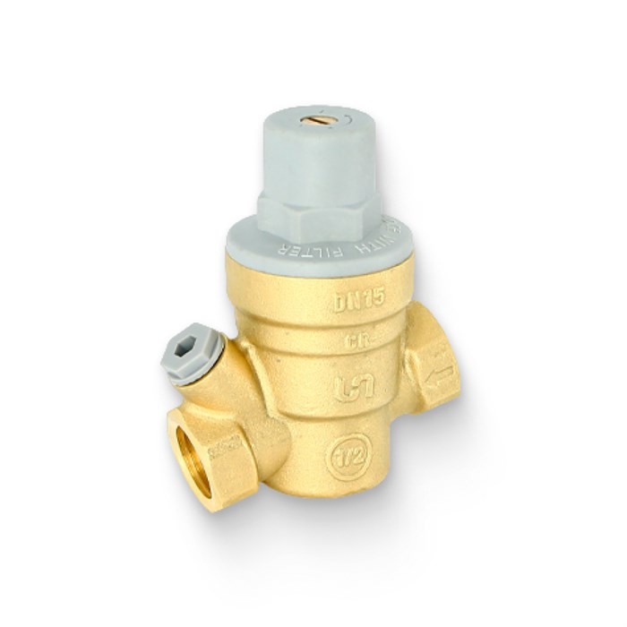 Редуктор давления мембранный 3/4" В 1-6 бар PN16 с отверстием под радиальный манометр 1/4" 872408