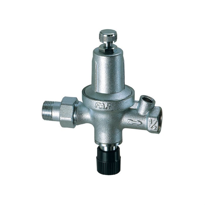 Редуктор НР-ВР 1/2" для автомат. подпитки с замкнутым контуром, под манометр, с обратным клапаном 857596