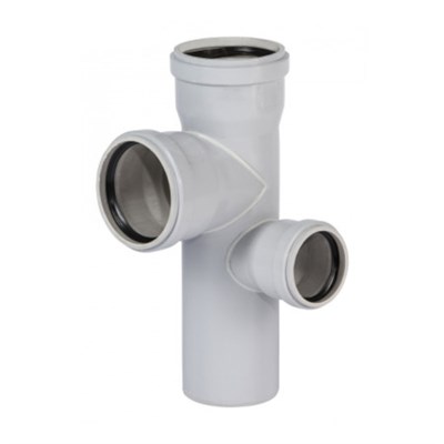 Крестовина 110 х 110 х 75 х 87' 2-х уровневая, правая, Skolan 871622