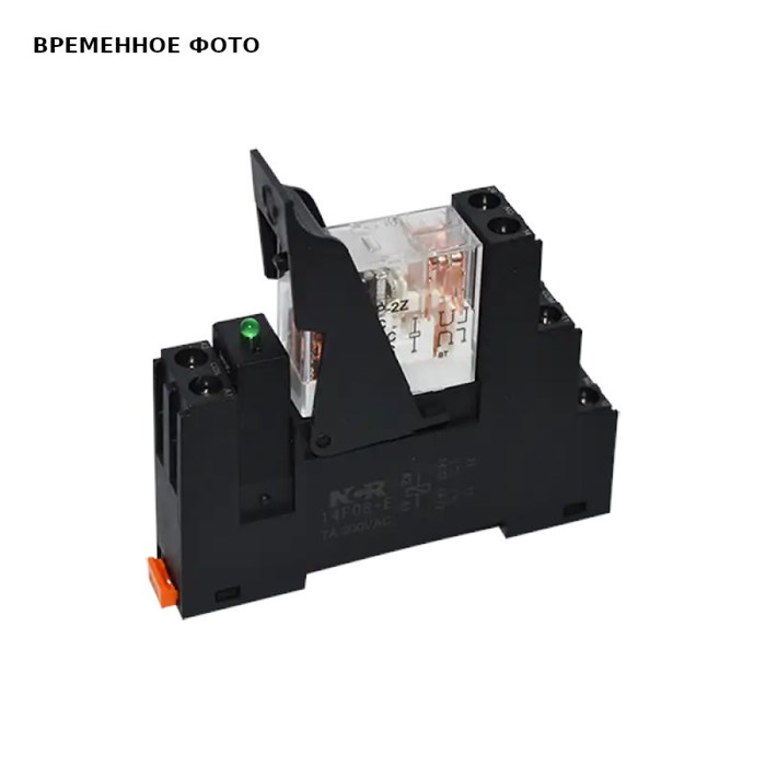 Реле промежуточное на DIN-рейку, 12V DC в сборе 881971