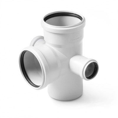 Крестовина 2-х плоскостная Pro Aqua Stilte белая 110x 50x 50x110/87,5 885148