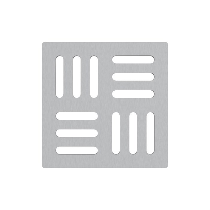 Решетка для cливных трапов 102 x102 мм, нерж.сталь 859367