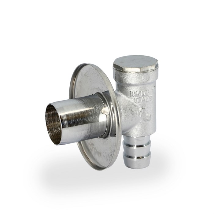 Сифон 22х32 для бытовой техники с пружинным клапаном 867189