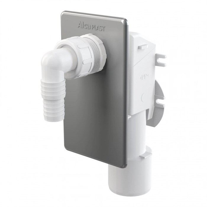 Сифон APS3 для стиральной машины под штукатурку 50 х 23/20 мм, нерж. cталь 876919