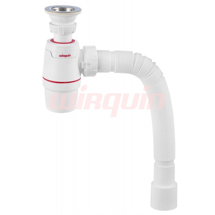 Сифон NEO с выпуском 1 1/4 х 40 мм и с гофротрубой L800 мм, 40 х 40/50 мм 863505