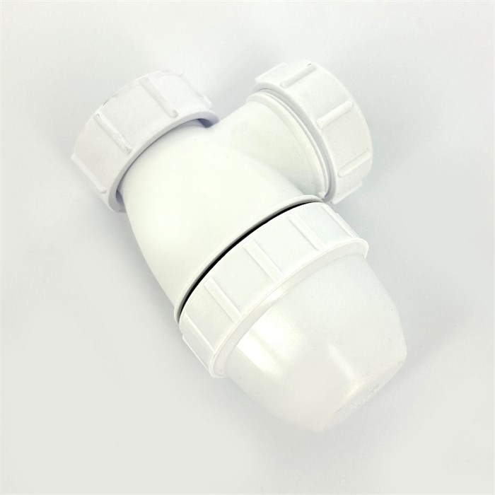 Сифон бутылочный 1 1/2" x 40 мм без вып., не регулир. по высоте, выход 40 мм компрес. 862009