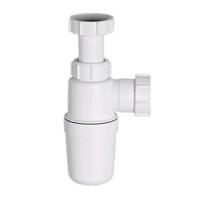 Сифон бутылочный 1 1/2" х 32 мм без выпуска, выход компрес. 40 мм 862289