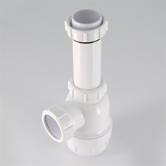 Сифон бутылочный 1 1/2" х 40 мм без вып., выход 40 мм компрес. 863776