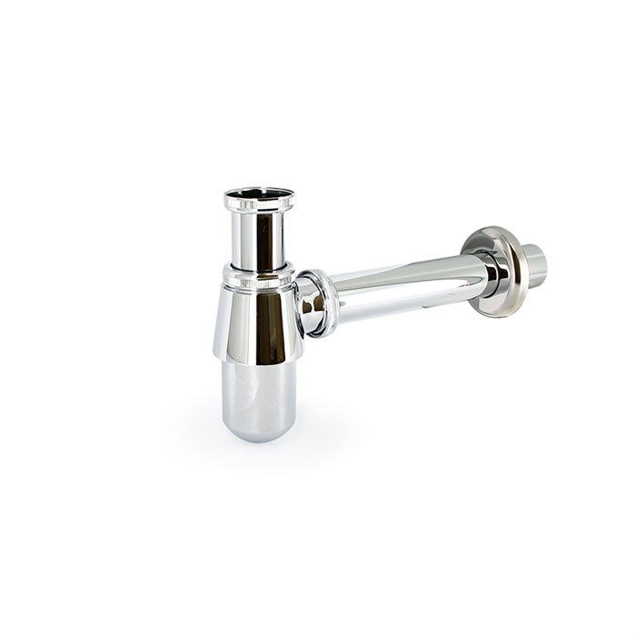 Сифон бутылочный Classic 1 1/4" отвод 200 мм, с розеткой, хром 871957
