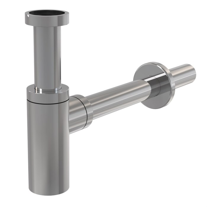 Сифон бутылочный для раковины 1 1/4" х 32 мм, металл 864045