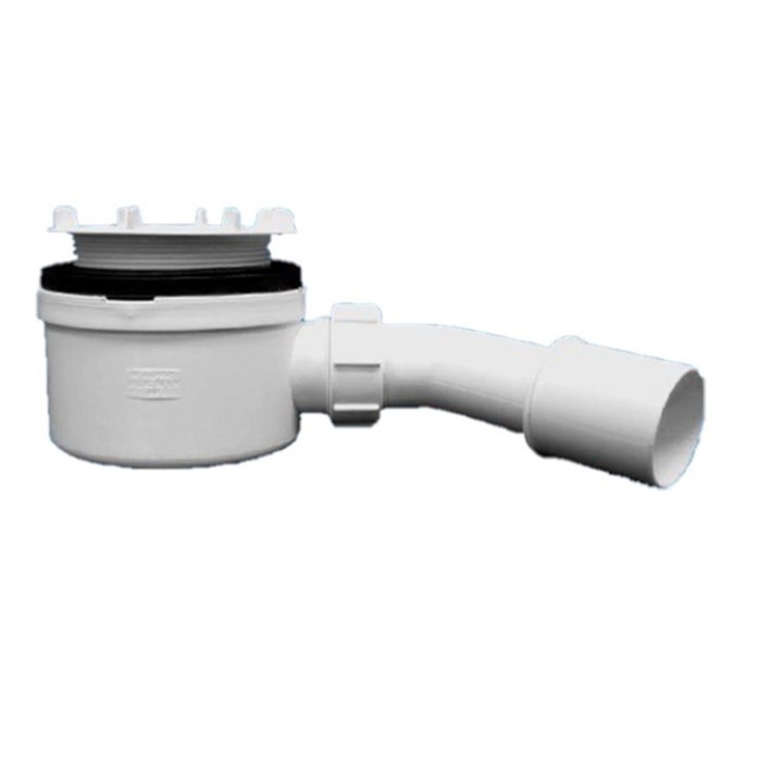 Сифон бутылочный под сливную насадку (H85мм, выпуск D110мм/h33мм); пропускная способность 42 л/мин; 877173