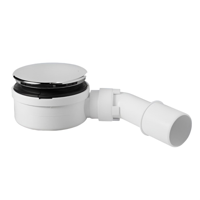 Сифон для поддона H = 53 мм, сливное отверстие 90-100 мм, выход 40/50 мм, хром 875004