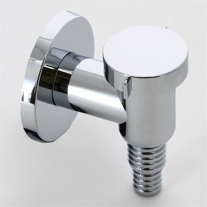 Сифон для стиральной машины наружный, пластик, хром 866300