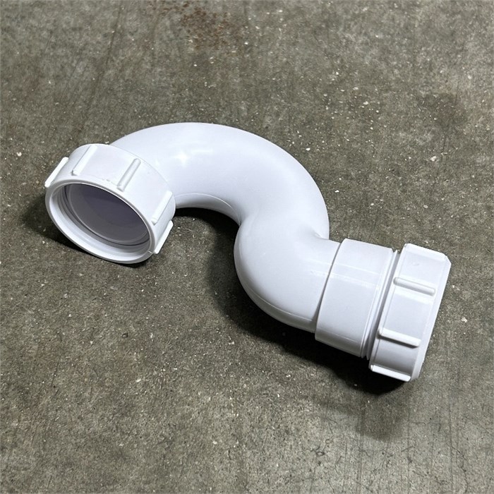 Сифон трубный P-образный 1 1/2" х 40 мм, высота 60 мм, выход 40 мм компрес. 866971