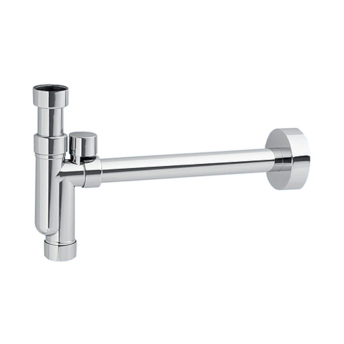 Сифон трубный P-образный без выпуска (1 1/4"х32мм) с вентиляционным клапаном, отводной трубой (L300м 879174