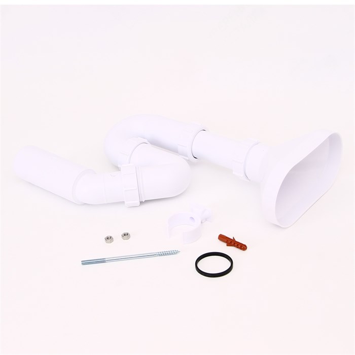 Сифон трубный P/S-образный 1 1/2" х 40 мм для разрыва потока с приемной воронкой, выход 40/50 мм ком 881119