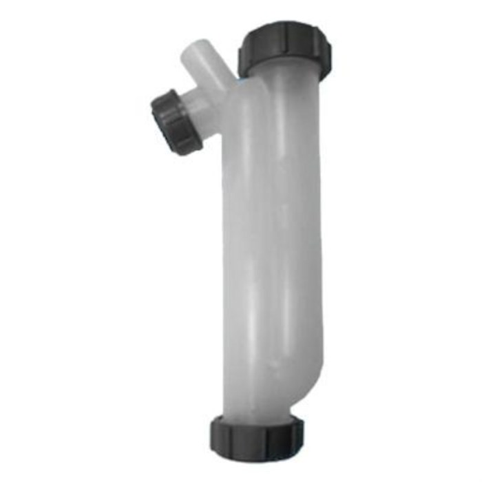 Сифон трубный S-образный для слива конденсата с дополнительным отводом Ду=17мм; высота гидрозатвора 886226