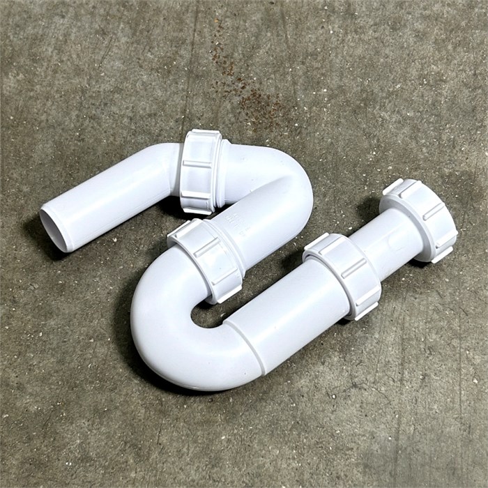 Сифон трубный Р/S-образный 1 1/4" х 32 мм без выпуска c отв. трубой 32 мм, выход 40 мм 882877