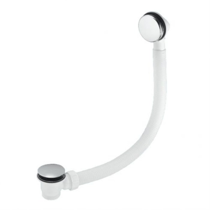 Слив-перелив для ванн/поддонов (L500ммхD34мм, D70мм нержавейка сливная решётка/латунь пробка тип-"кн 883802