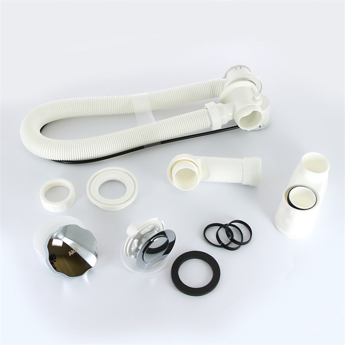 Слив-перелив полуавтомат для ванны 40/50 x 800 мм, хром 868134