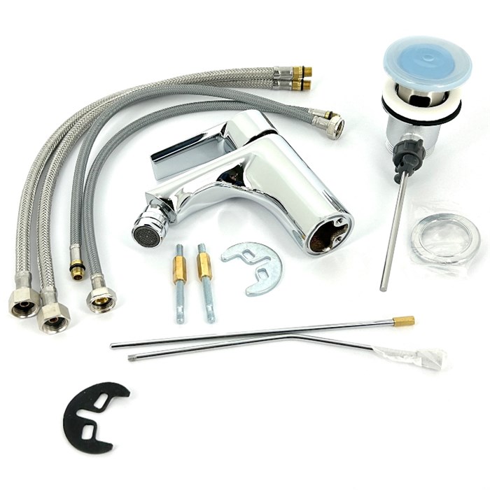 Смеситель для биде Tiemme Ten TN02 с д/к, хром 882095