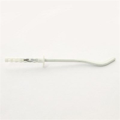 Кронштейн штыревой 7х180 плоский эмалированный с  дюбелем 10х75 882408