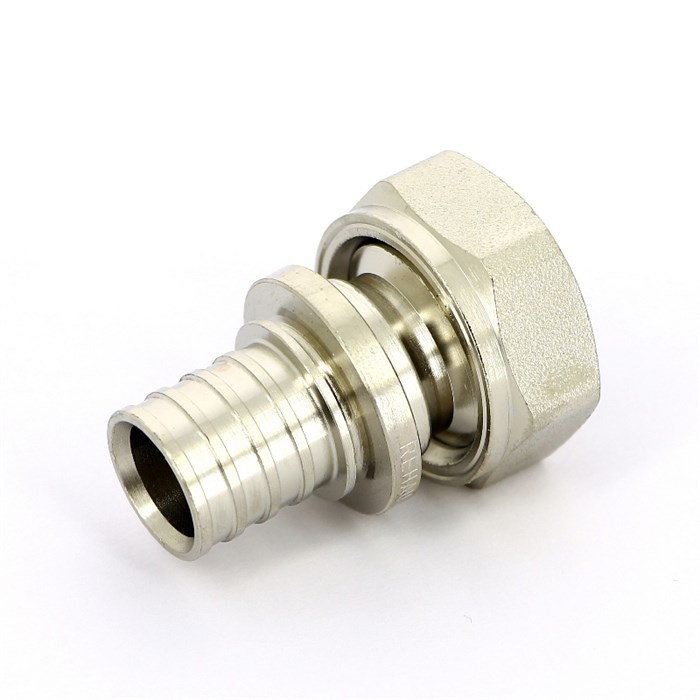 Соединитель надвиж-В 20 x 3/4"EK никелированный, DZR-латунь 879088