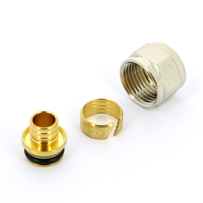 Соединитель обжим-В 16(2.0) х 1/2" для полиэт. труб, для коллекторов 410N 870832