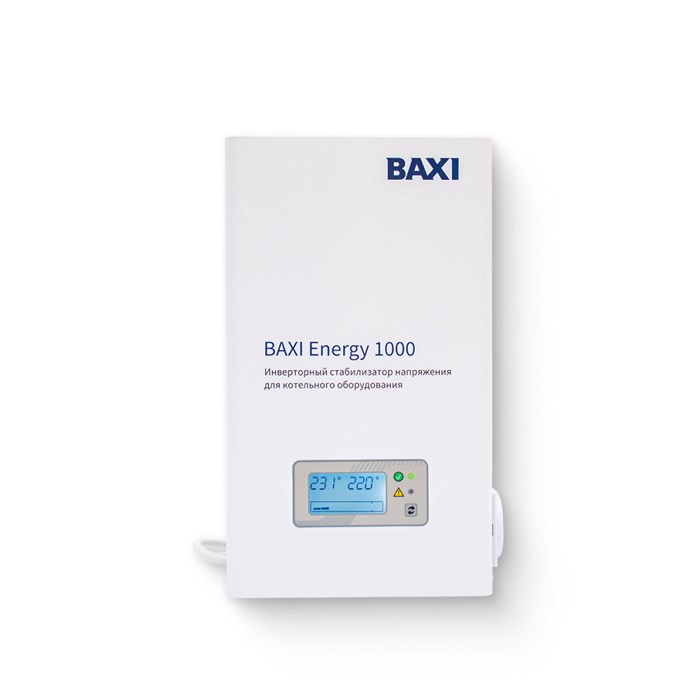 Стабилизатор напряжения инверторный Baxi Energy 1000, мощность 800 Вт 882503