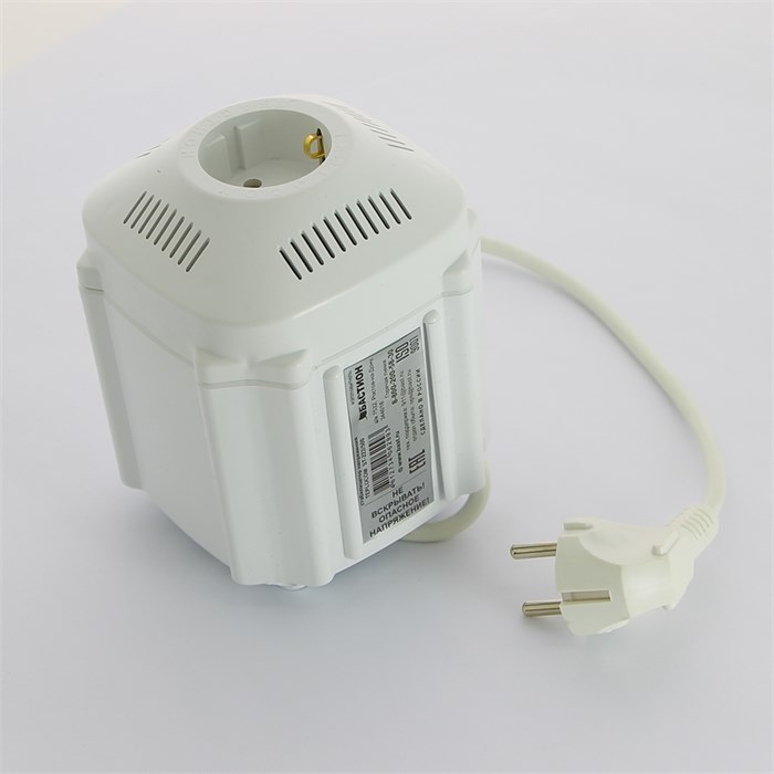 Стабилизатор сетевого напряжения TEPLOCOM ST222/500 мощность нагрузки 222 ВА, 145-260 В, наст/напол 867927