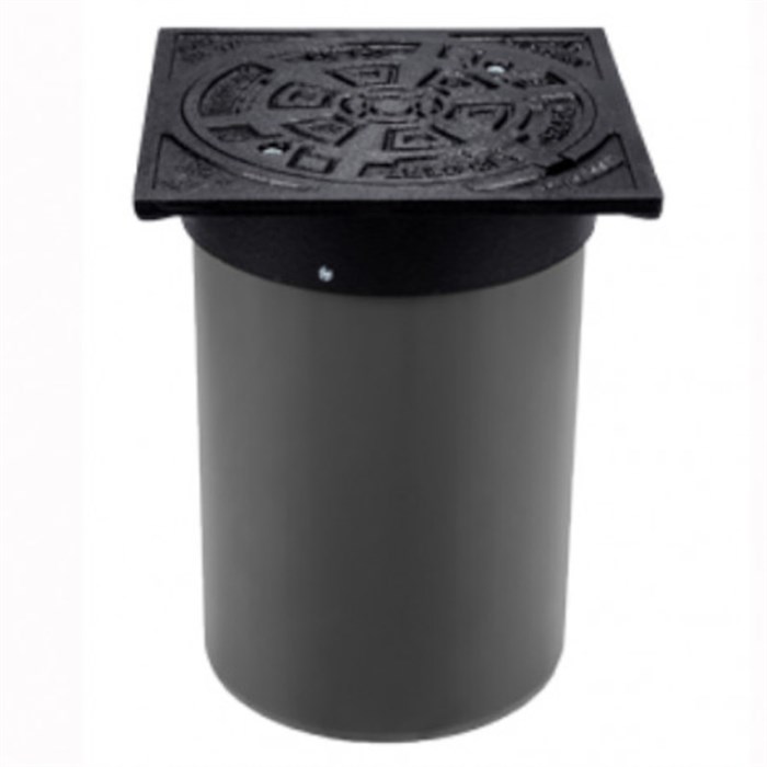 Телескопическая труба с чугунной крышкой в сборе (без манжеты) B125 - 12,5т люк с вентиляцией 885396