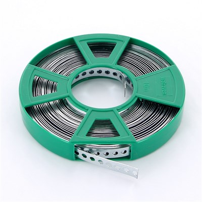 Лента 12 x 0,8 мм монтажная (10 м) оцинк. сталь BIS 875863