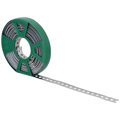 Лента 17 x 0,8 мм монтажная (10 м) оцинк. сталь BIS 872749