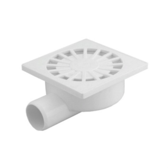 Трап горизонтальный с затвором (150х150) ПП 50 мм 878007