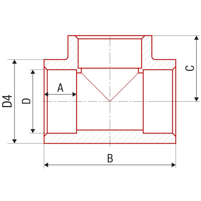 Тройник 16 883202